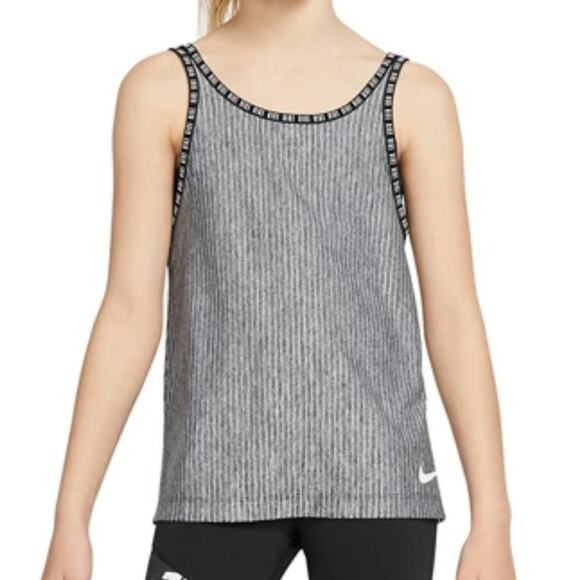 Nike Girls 2 In 1 Dri Fit Tank Size XS 6-7 Built In Bra - Picture 1 of 7